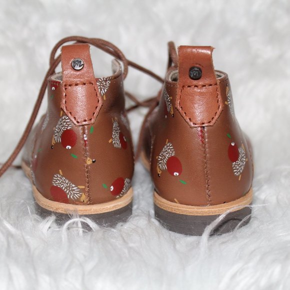 MANUELA De JUAN Handmade Leather baby ankle shoes sz EU 19 (US 3 1/2-4) NEW - Picture 6 of 10